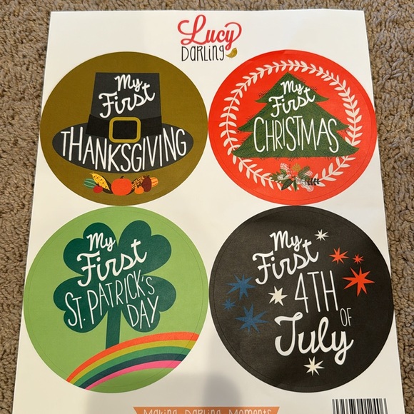 New! Baby’s First Holidays Stickers - Picture 2 of 4